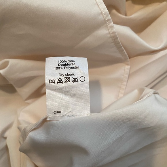 J. Crew Wedding Heidi Silk Chiffon Dress Champagne - Picture 9 of 9